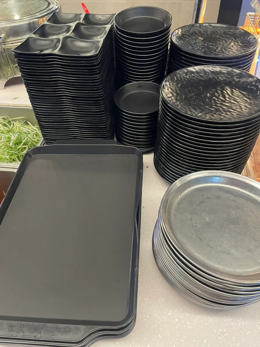 Cooking tools and seasonings at the Gankeun Galbi self bar