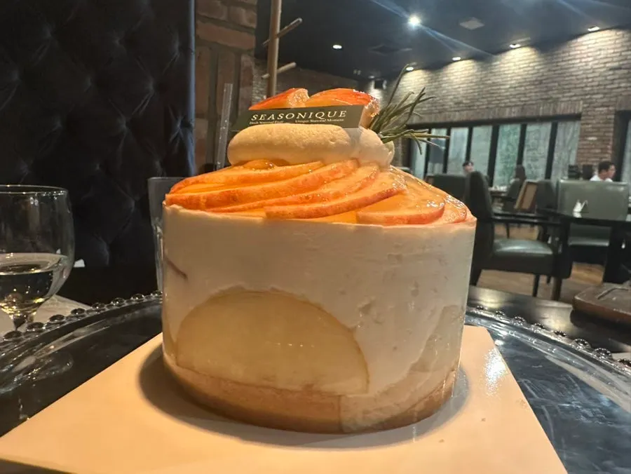 Birthday cake with shaped candles inserted