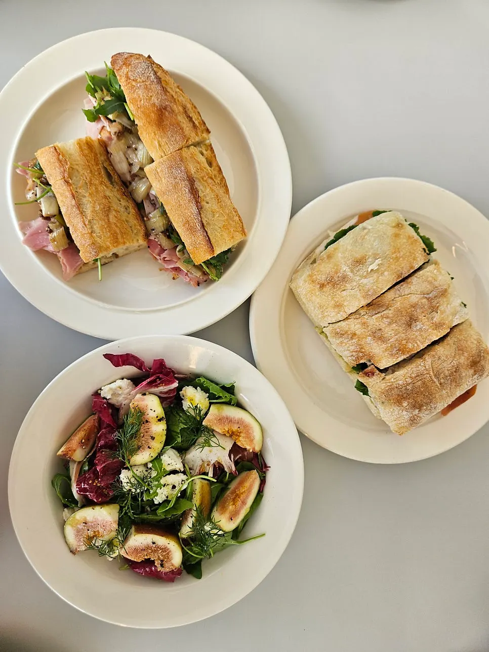 Brunch spread at Baut