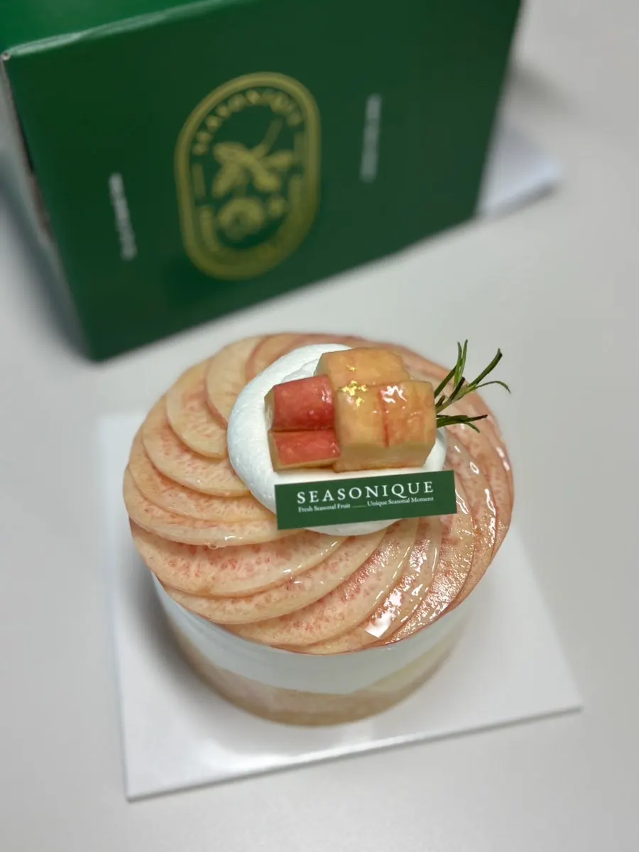 Cake served with coffee