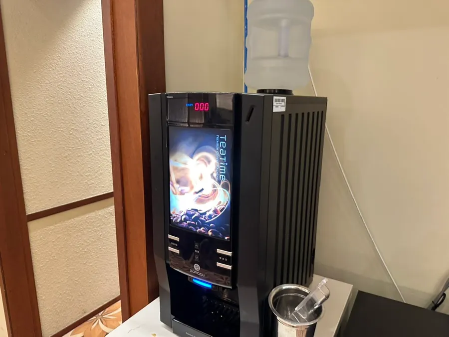 Slush machine at Haenyeo Sotbap's dessert corner