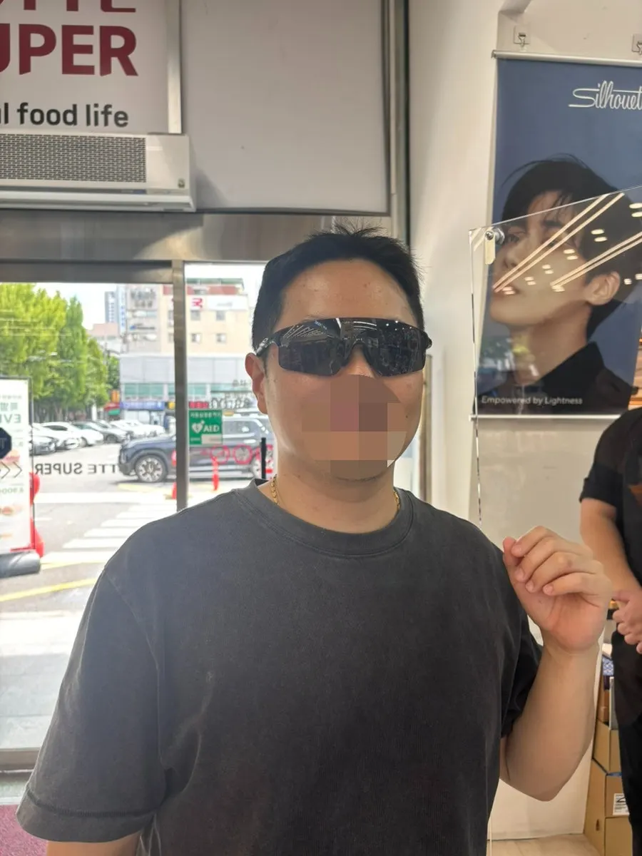 Display of Oakley sunglasses