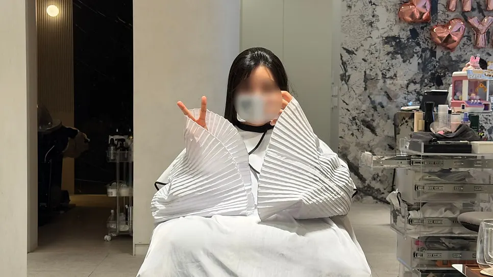 Perm service using protective film