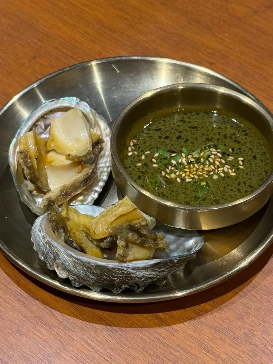 Neatly arranged side dishes