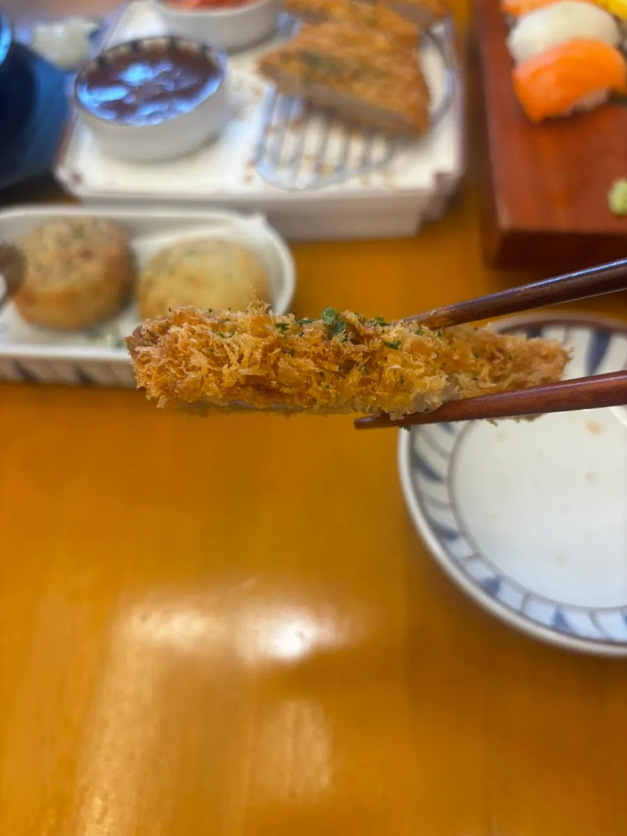酥脆的里脊炸猪排