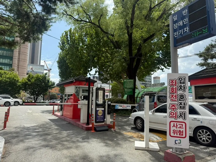 시청 인근 주차 안내 관련 사진