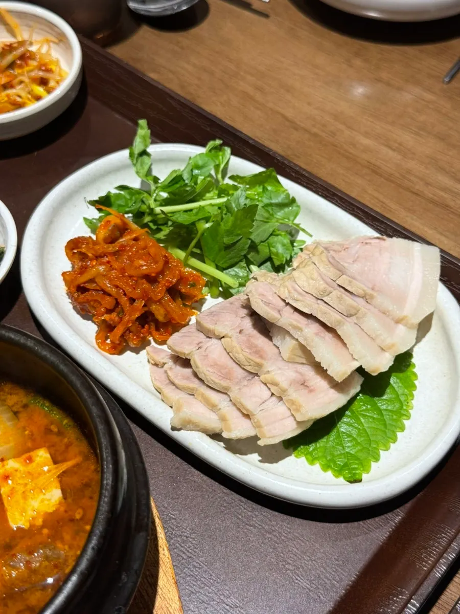 촉촉한 보쌈 고기