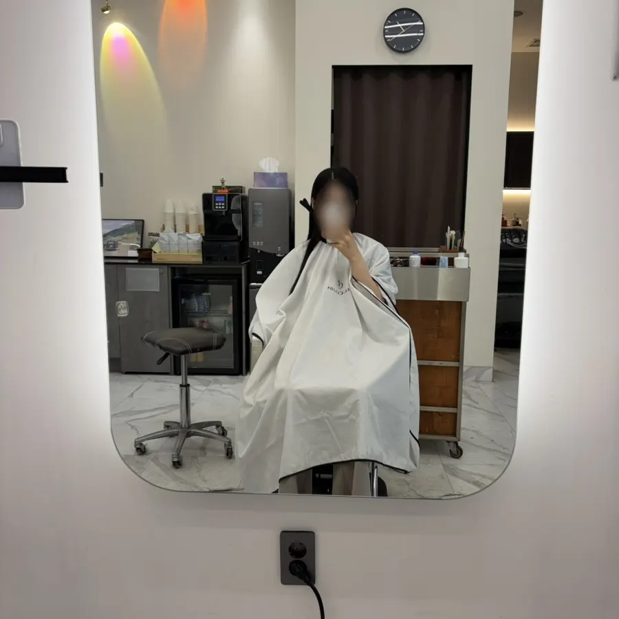 Design cut in progress, reflecting the client's opinions