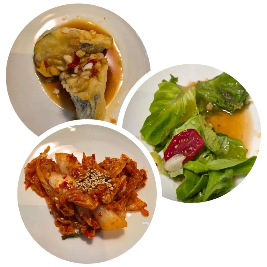 Side-dish selection in the Geumdeungeo pot-rice set