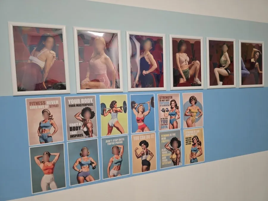 Suspicious PT Shop photo zone where you can actually exercise