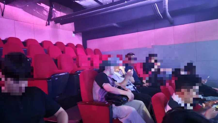 Nine Theater's stage after the show ends