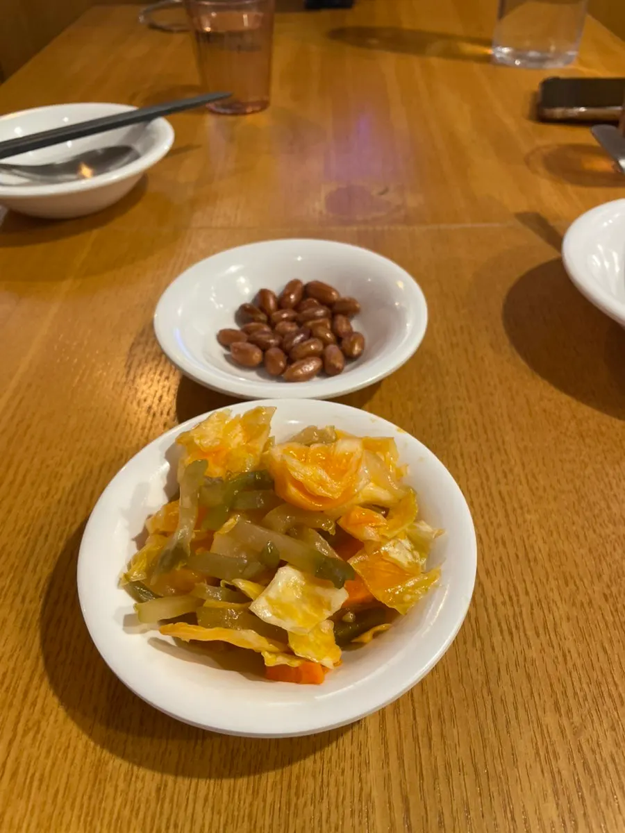 모양이 다른 딤섬 두 종류