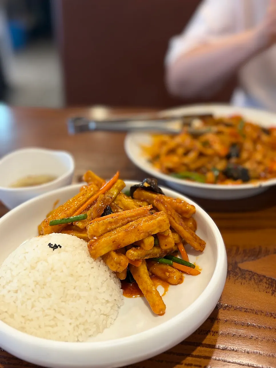 Eggplant fish-fragrance rice bowl at Cheonghwawon Daehangno Branch