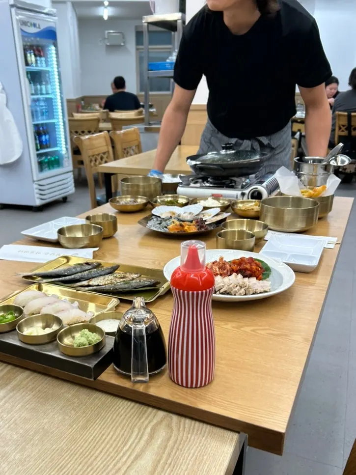 마포바다 시그니처 세트 상차림