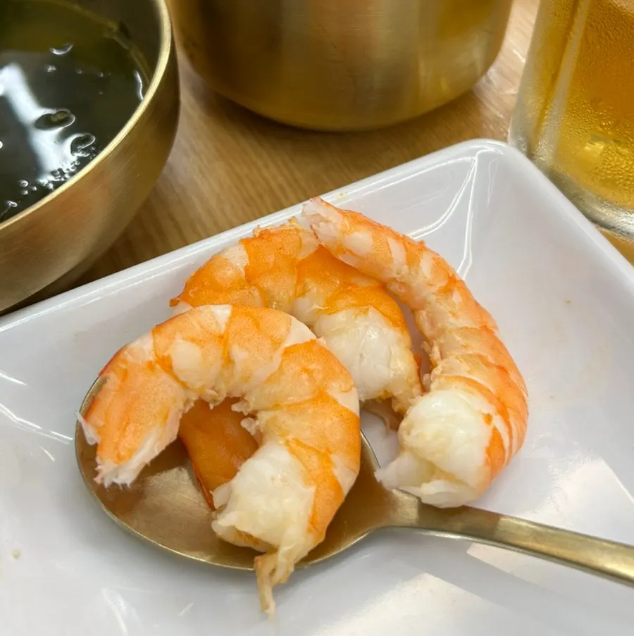 활새우 소금구이 구성
