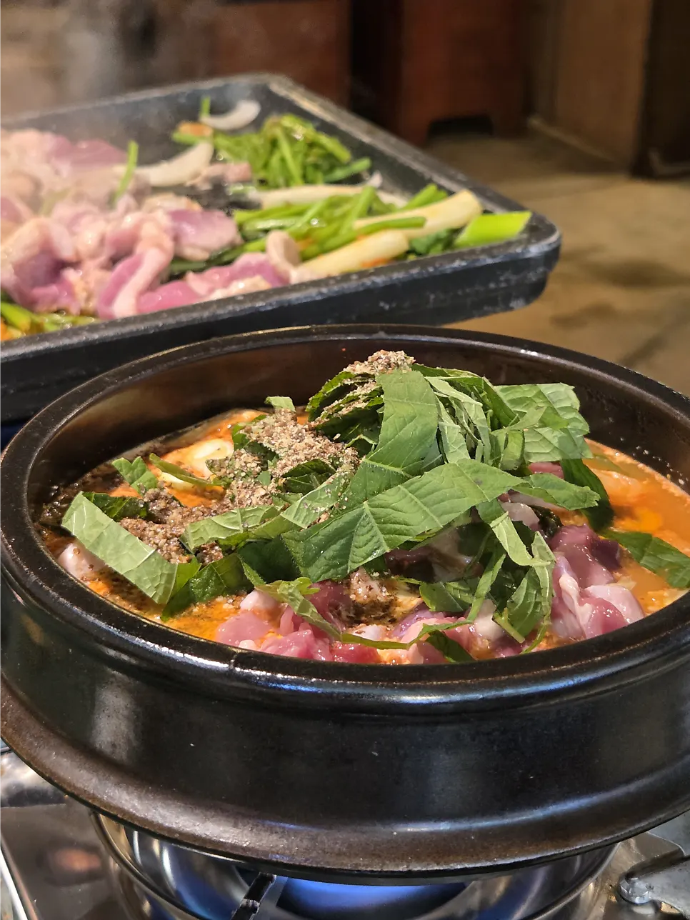Gongjung Dodeok boneless duck gamjatang