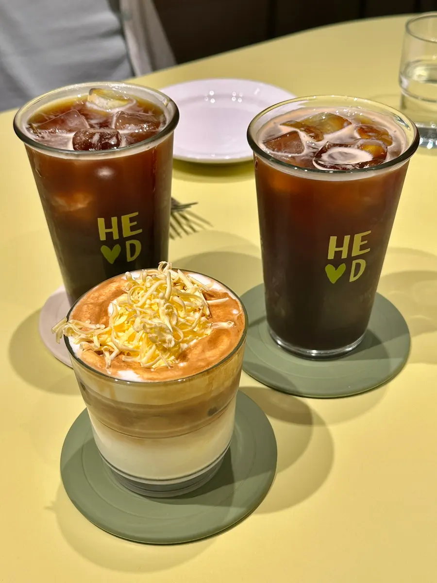 Brunch dishes at HEOD Gongdeok