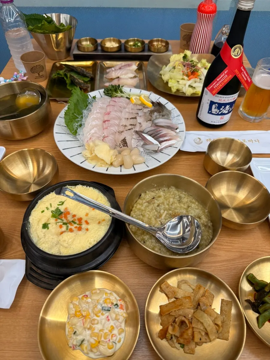 해산물 실속세트 상차림 기록