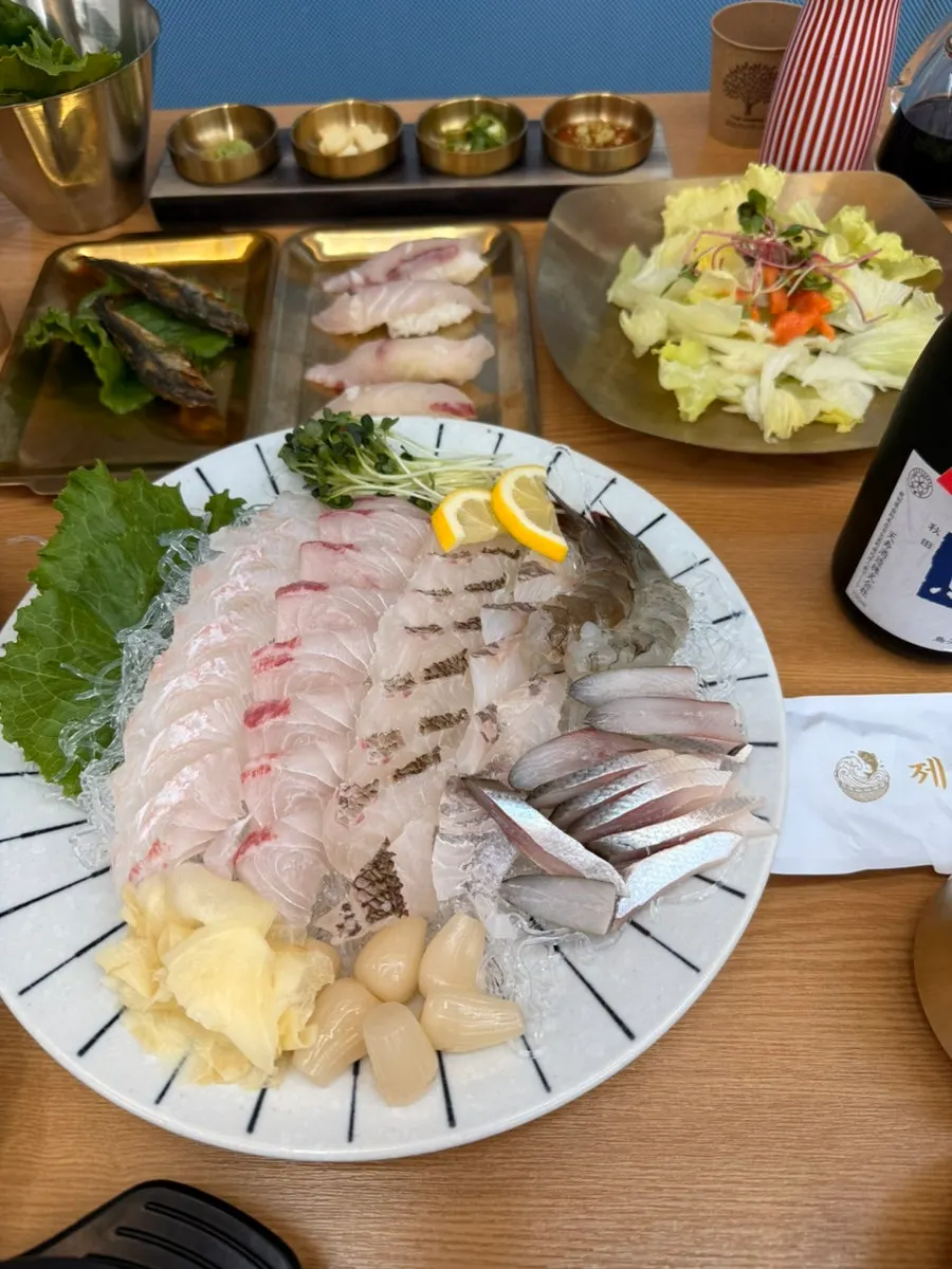 전복내장죽 포함 세트 기록