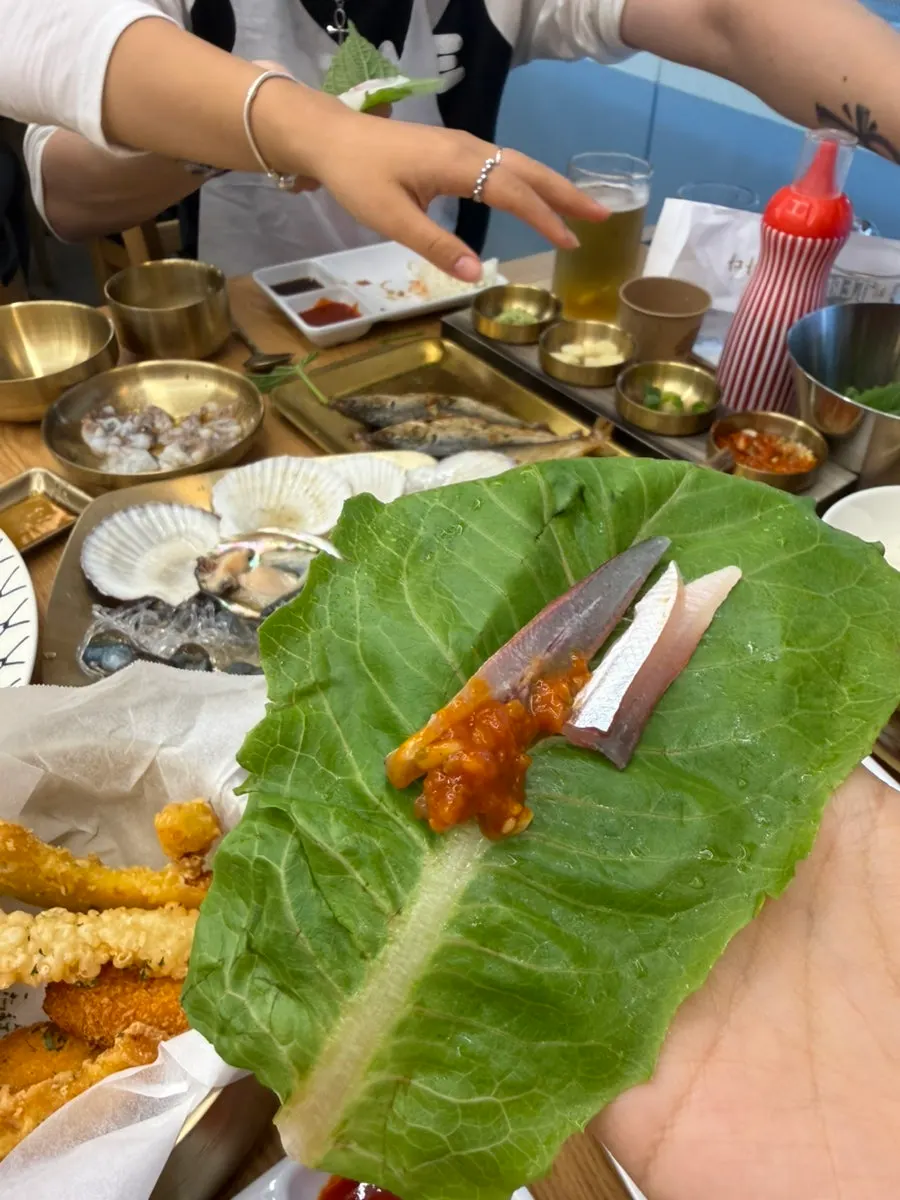 탱글한 생새우회