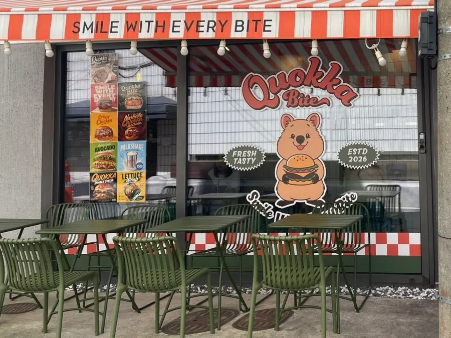 View of Quokka Bite terrace seating