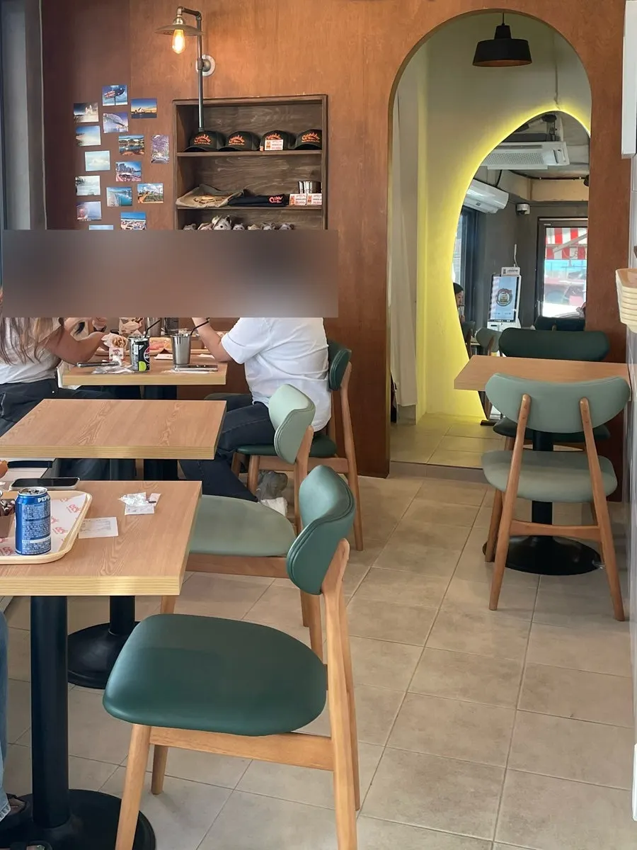 Interior seating at Quokka Bite