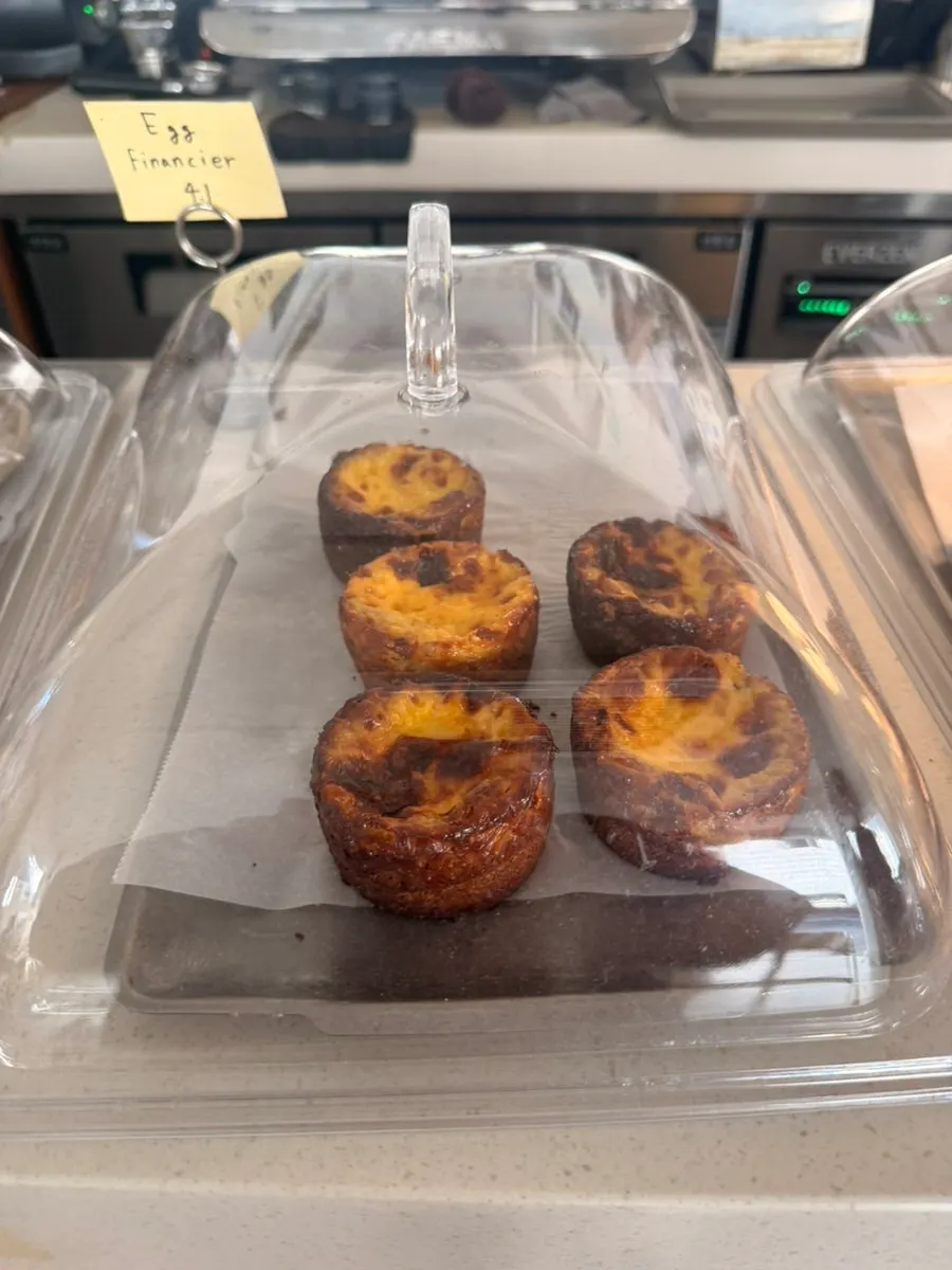 Café counter and dessert display case