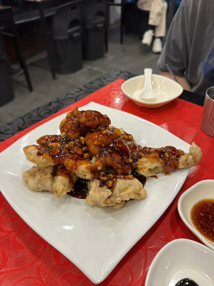 Tangsuyuk with garlic sauce