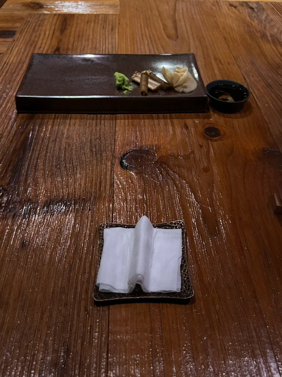 Chawanmushi and clam soup course