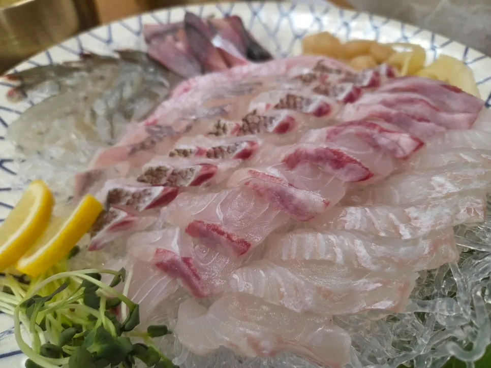 Generous seafood feast