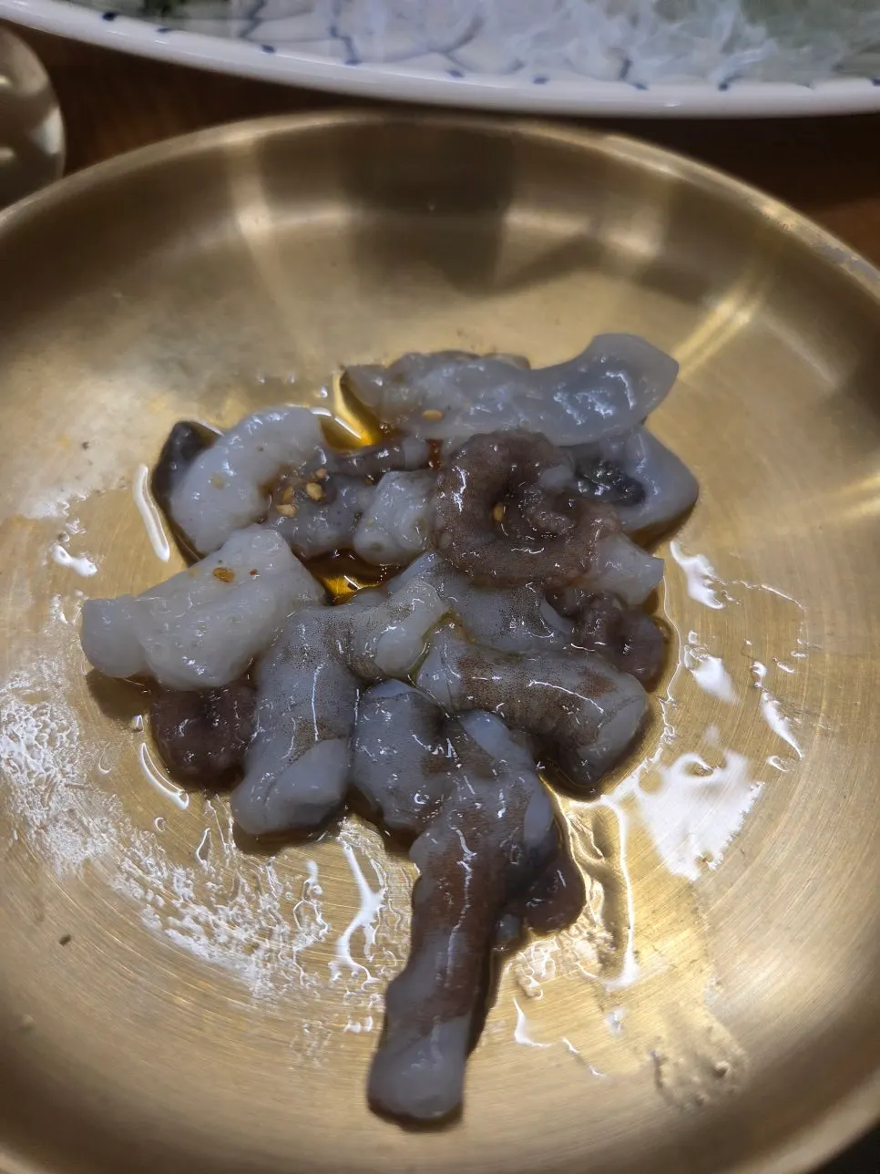 A plate of fresh seafood