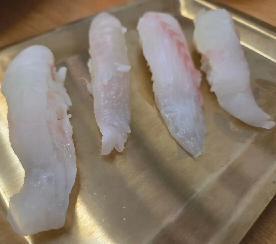 Nutty chopped live octopus