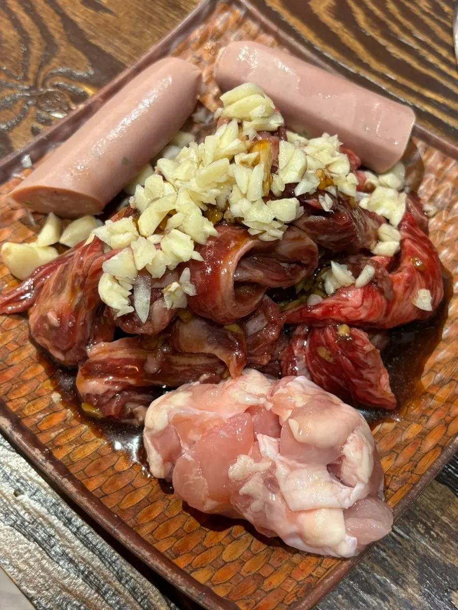 양념 소갈비 세트 한판 500g 기본 세팅