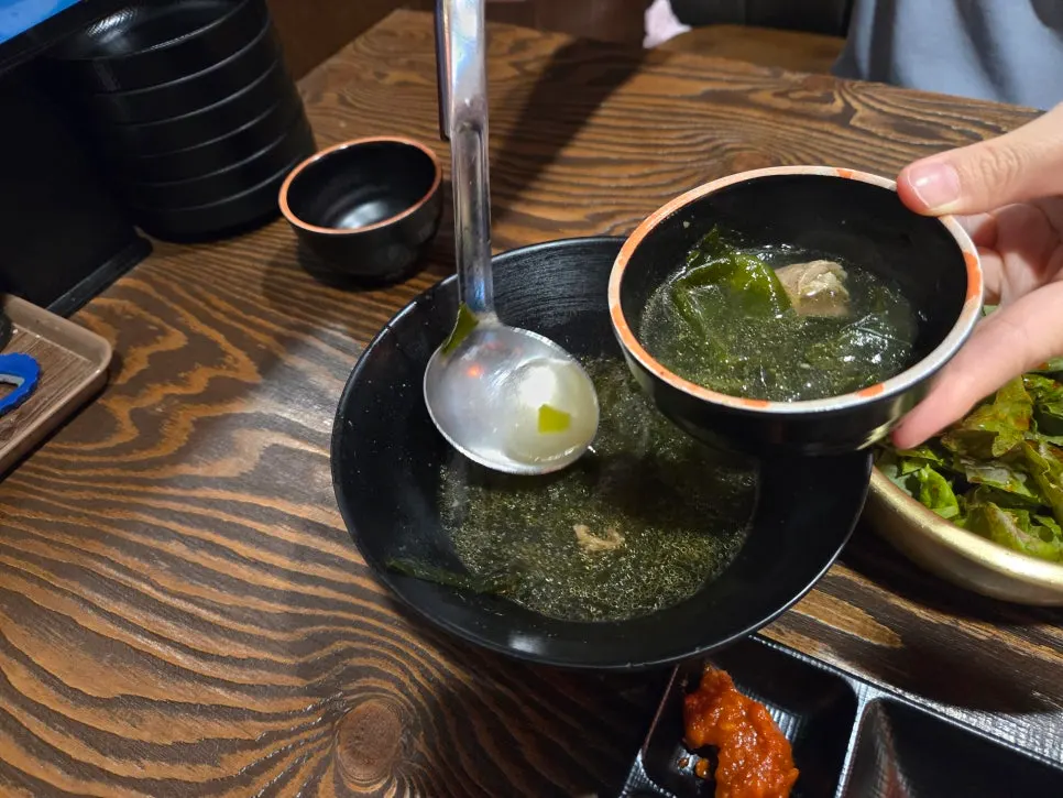 반찬 리필이 가능한 셀프바