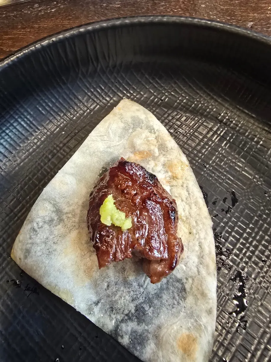 소갈비살과 함께 먹는 또띠아