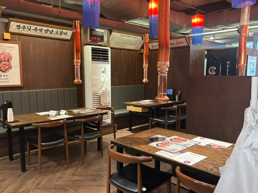 깔끔한 대화숯불가든 매장 외관