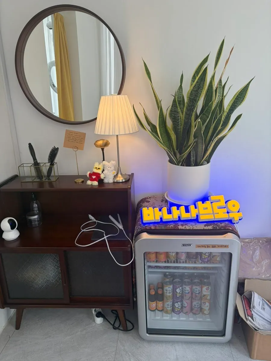 Drink station at Banana Brow