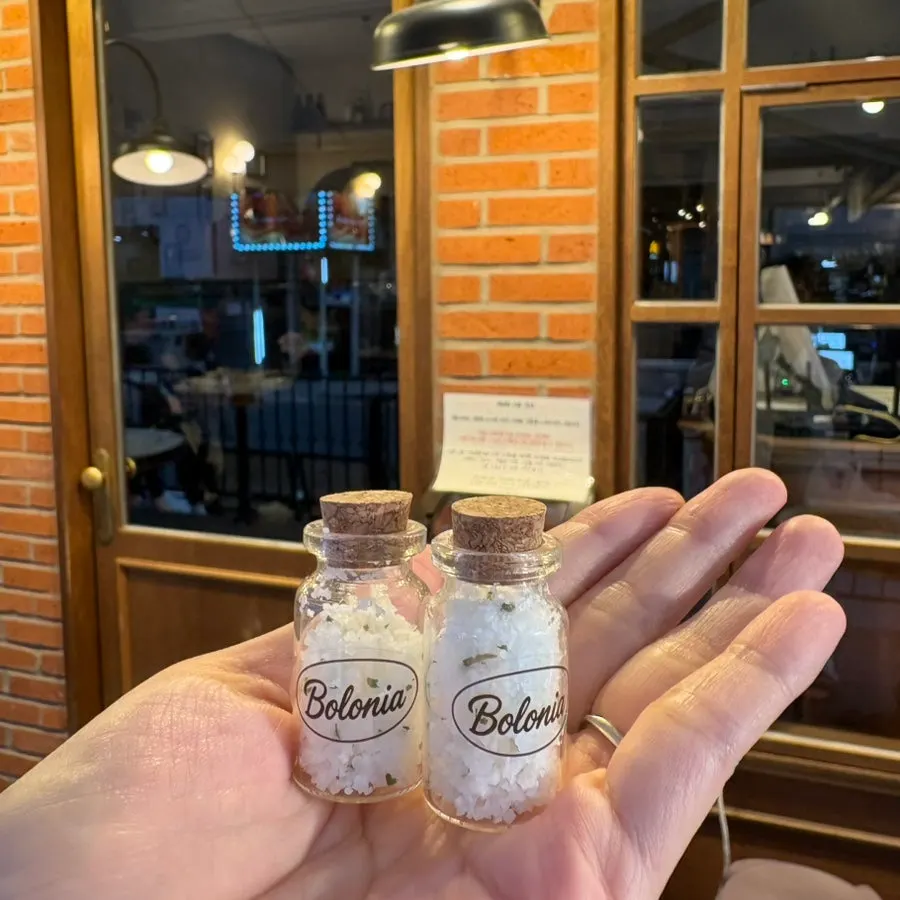 Herb salt gift from Bologna