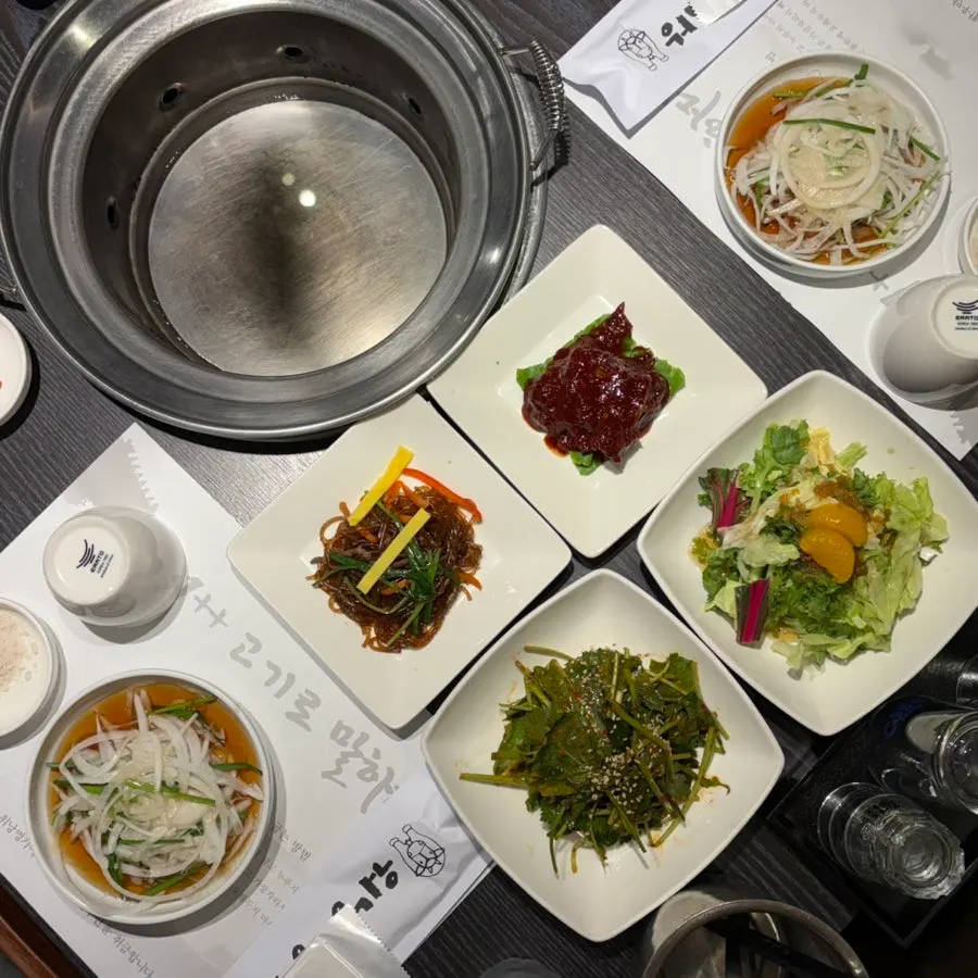 Display of hanwoo chosen directly by diners
