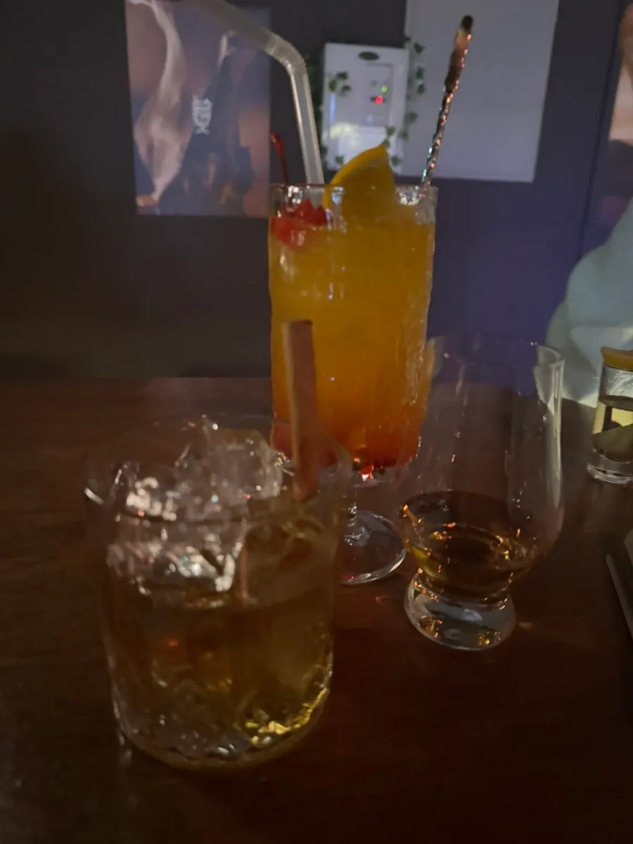 Sweet snack paired with a stronger drink