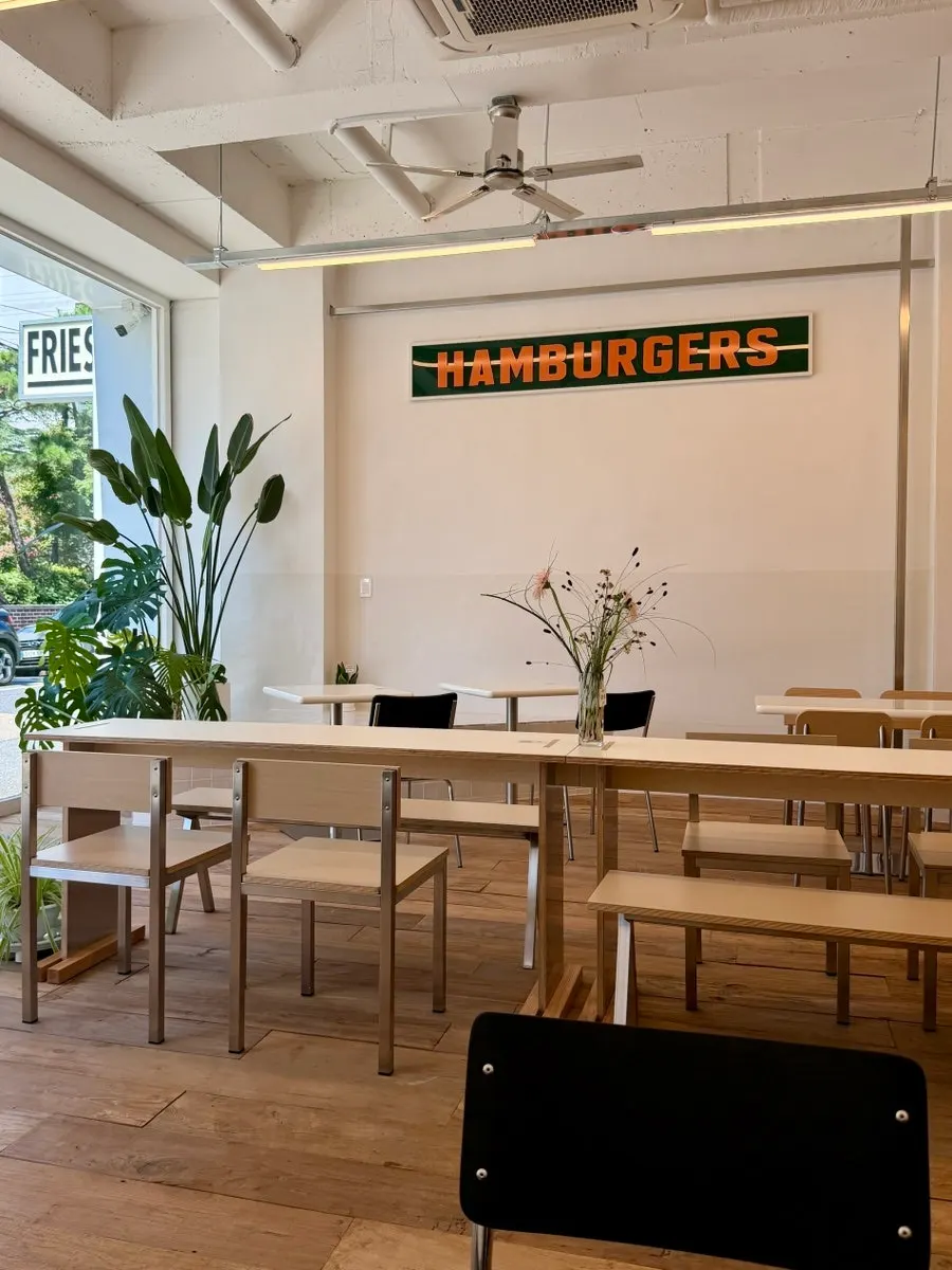 Trendy interior of Burgiz