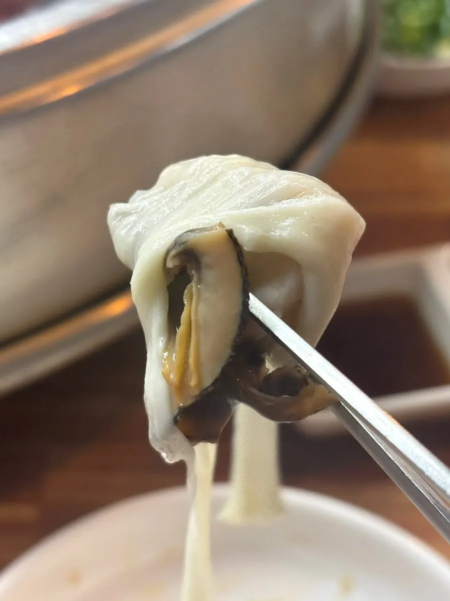 Abalone plated individually for each diner