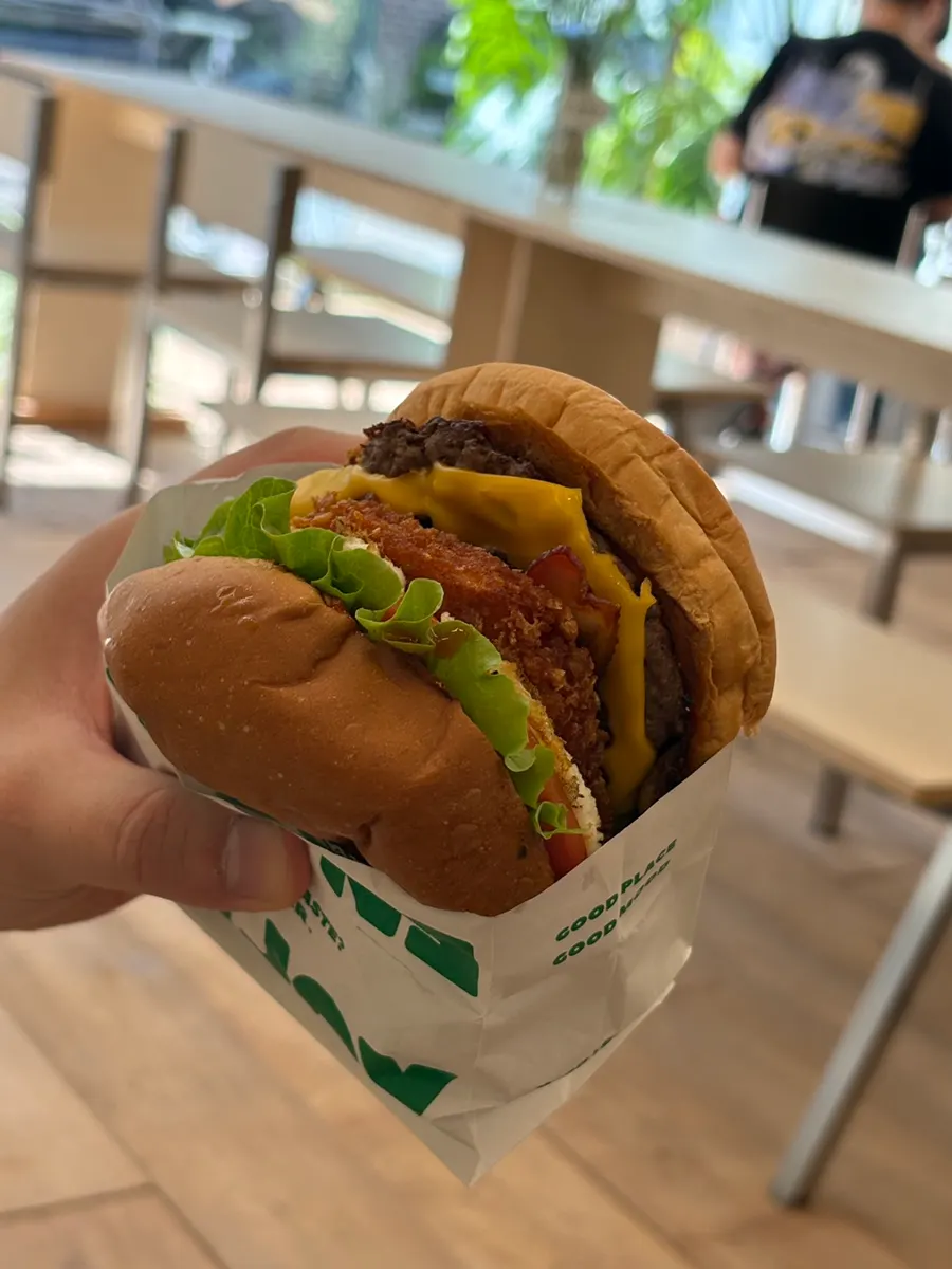 Hangover burger with hash brown