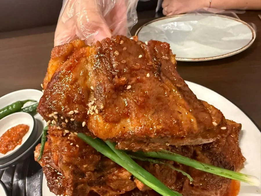A piece of meat picked off the bone