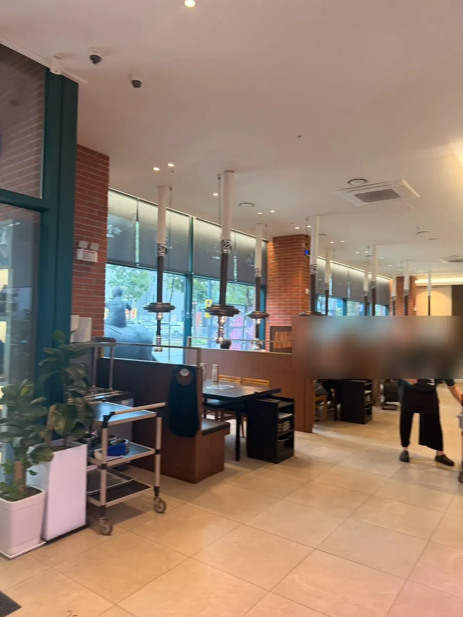 Softly lit interior of Worang Myeongga Doan Branch