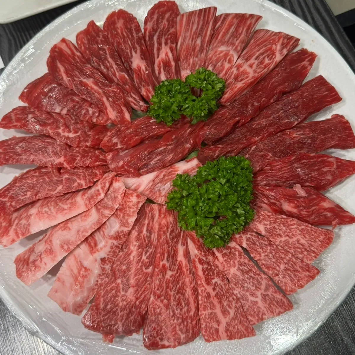 Representative photo of the hanwoo spread at Worang Myeongga Daejeon Doan Branch