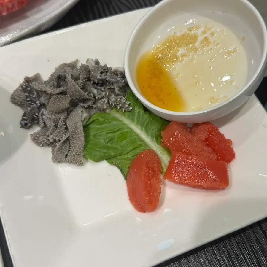 Assortment of basic table side dishes