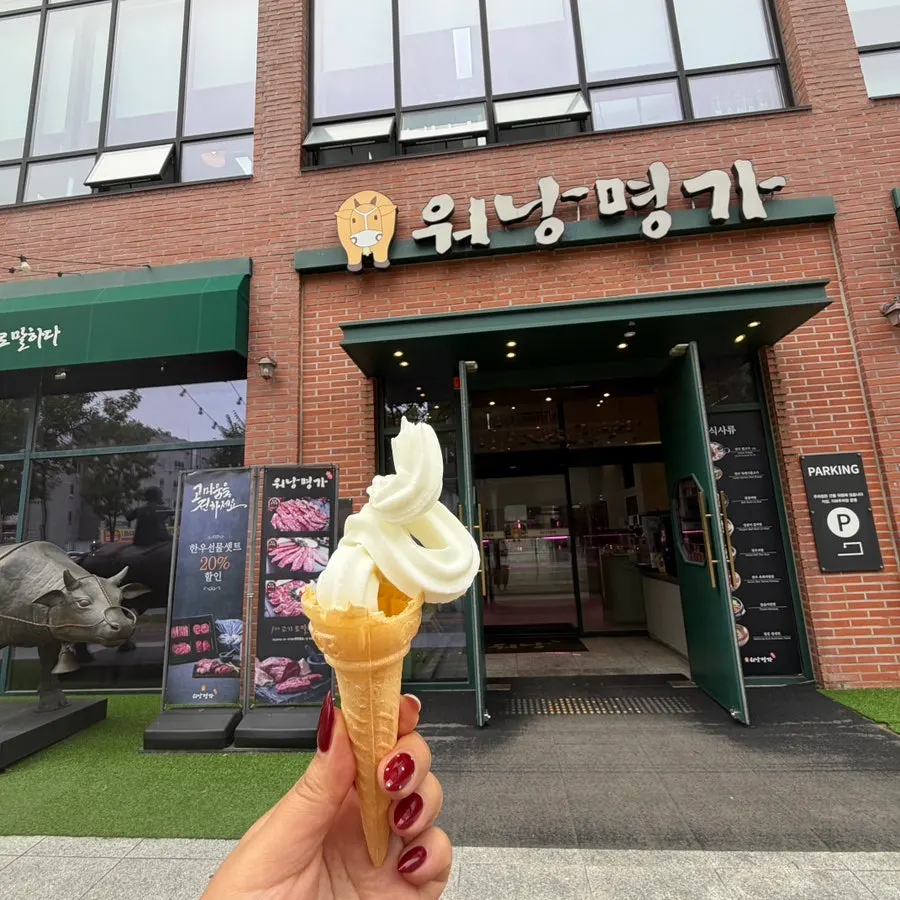 직접 담은 소프트 아이스크림
