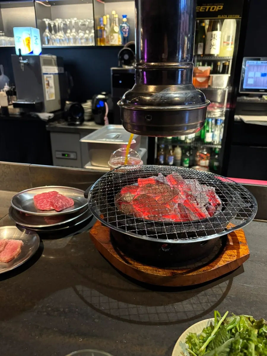 Korean beef omakase meat served on a plate