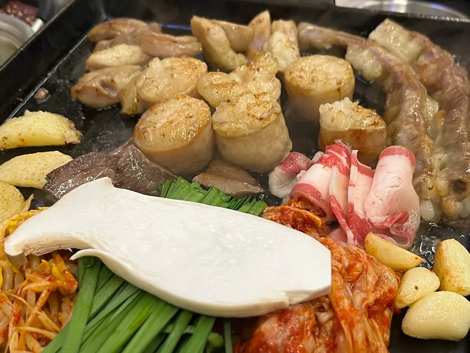 우화곱창 메뉴판